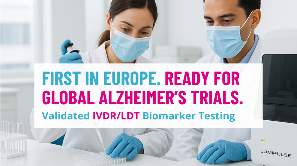 IVDR / LDT Validated Biomarker Testing for Alzheimer's Testing